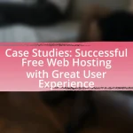 Case Studies: Successful Free Web Hosting with Great User Experience